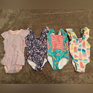 Ruffle Butts 3T FOUR suit bundle